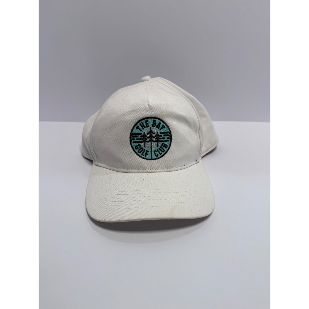 47 Brand The Bay Golf Club Snapback Hat White Teal Patch OSFA Cap